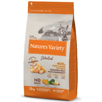 Nature Variety Kitten Selected No Grain Frango 1,25kg